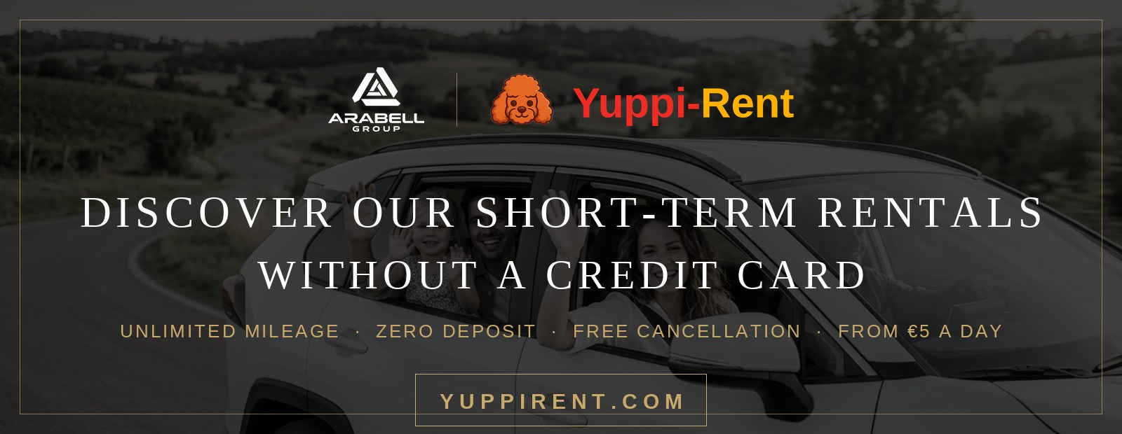 Discover our short-term rentals without a credit card